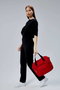 Zoozie Bags Bolsa Tote de Lona Roja